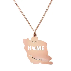 آویز گردنبند زنانه مدل HOME کد JW474.5