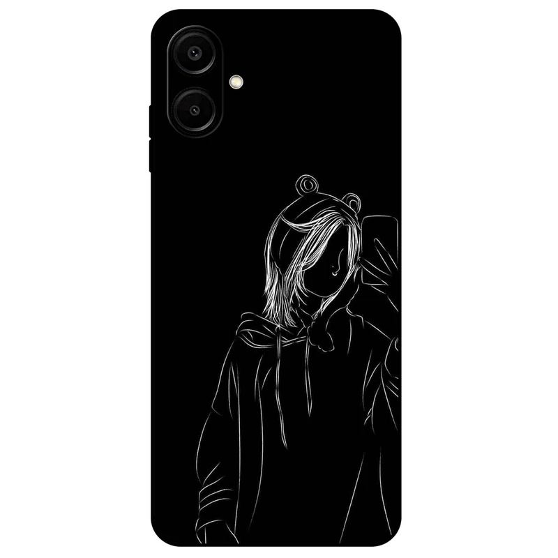 کاور مگافون طرح دخترانه مدل 1841 مناسب برای گوشی موبایل سامسونگ Galaxy A06          