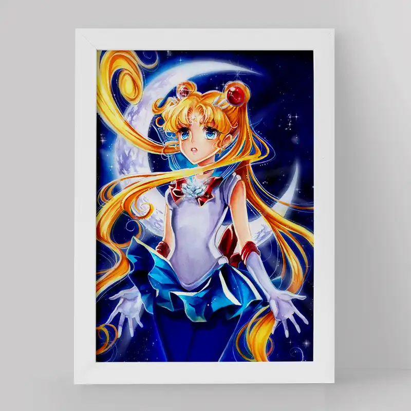 تابلو خندالو مدل اوساگی تسوکینو انیمه سیلور مون Sailor Moon کد 17425