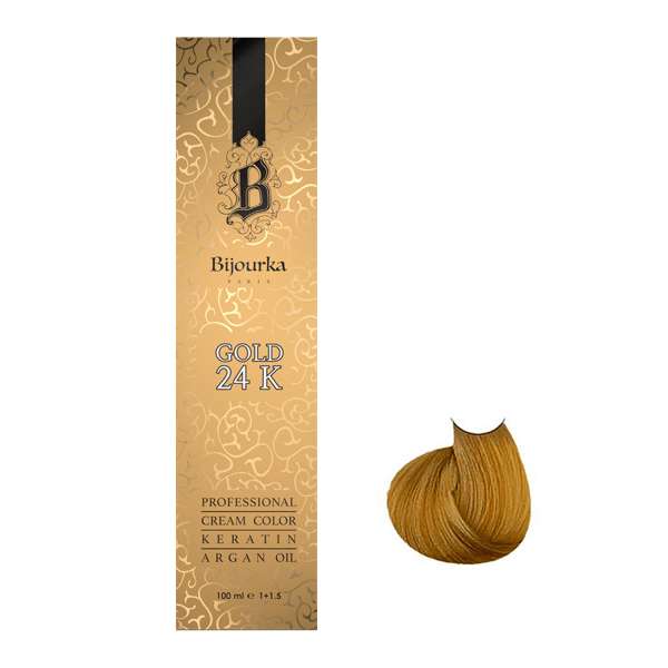 رنگ مو بیجورکا شماره 8/5 حجم 100 میلی لیتر رنگ بلوند طلایی