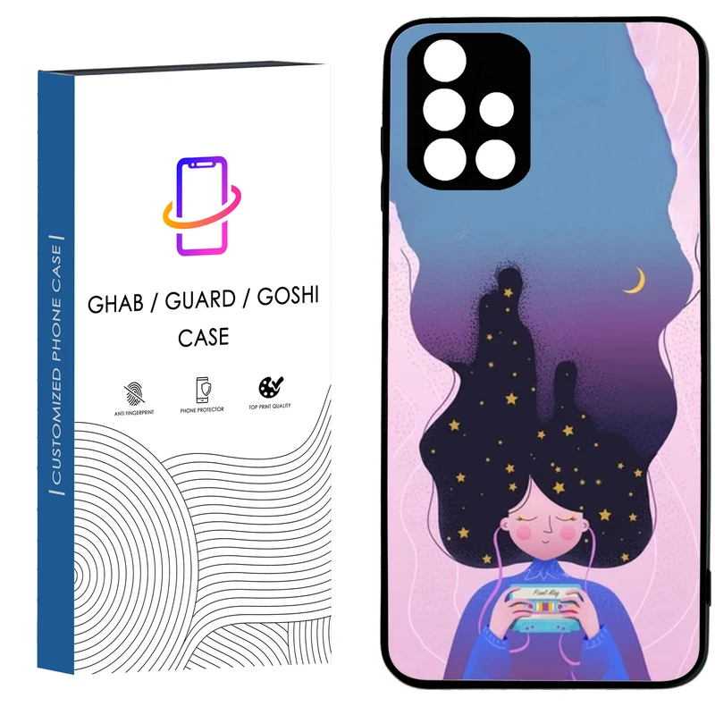 کاور قاب گارد گوشی طرح دخترانه کد 30 - tpu مناسب برای گوشی موبایل سامسونگ Galaxy A71