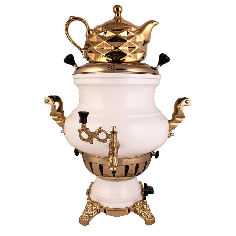 سماور گازی مدل a2 عدسی گنجایش 4 لیتر