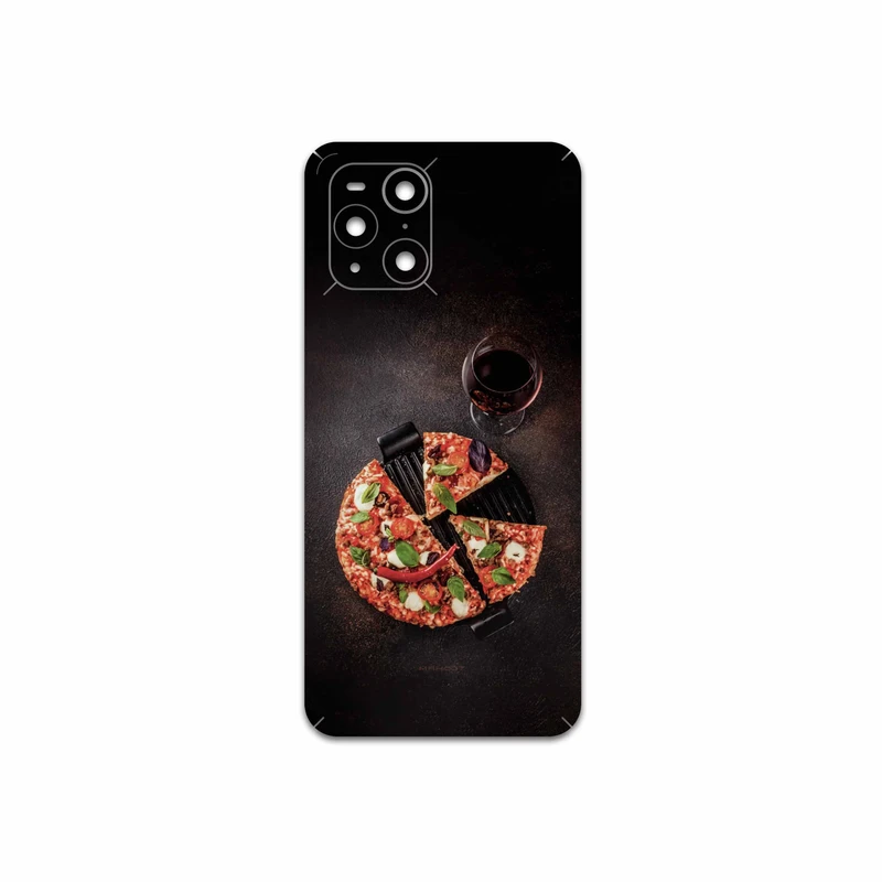 برچسب پوششی ماهوت مدل Pizza مناسب برای گوشی موبایل اپو Find X3 Pro