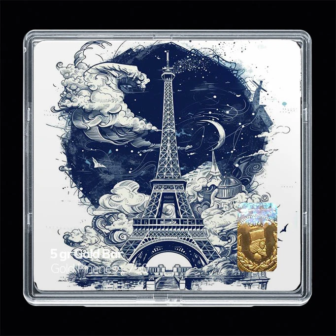 سکه گرمی طلا 18 عیار مدوپد مدل ایفل کد SG11797 