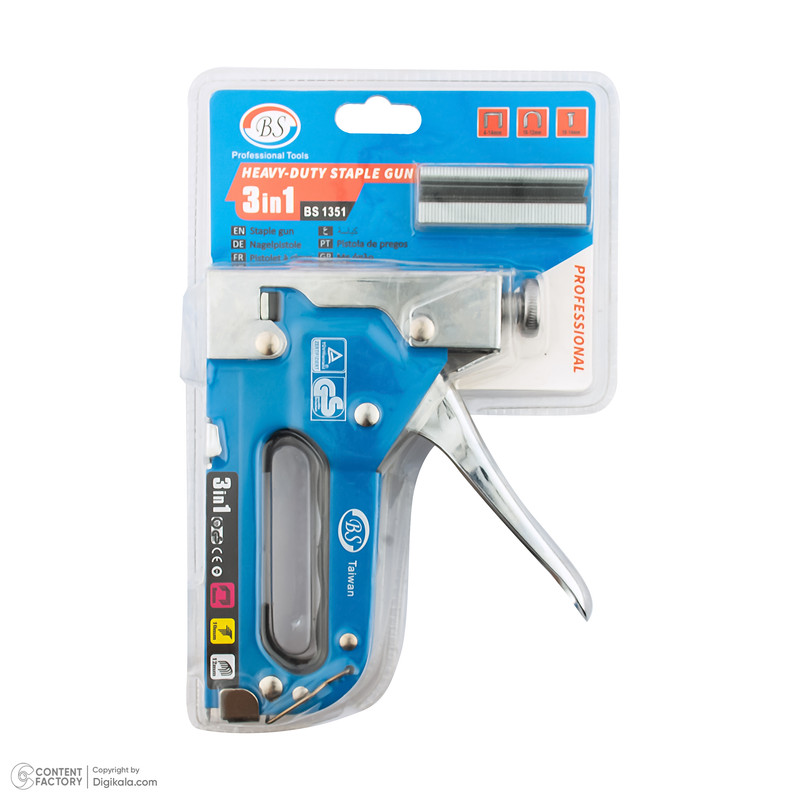 منگنه کوب بی اس مدل سه در یک کد bs1351 به همراه سوزن