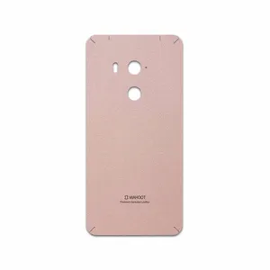MAHOOT Rose Gold Leather Cover Sticker for HTC U11 Eyes