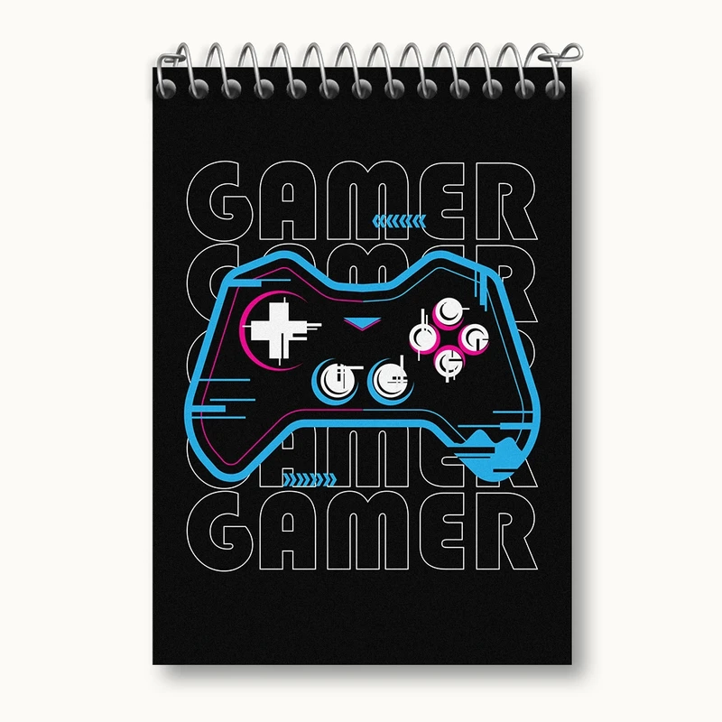 دفتر یادداشت 50 برگ خندالو مدل گیمر کد N991