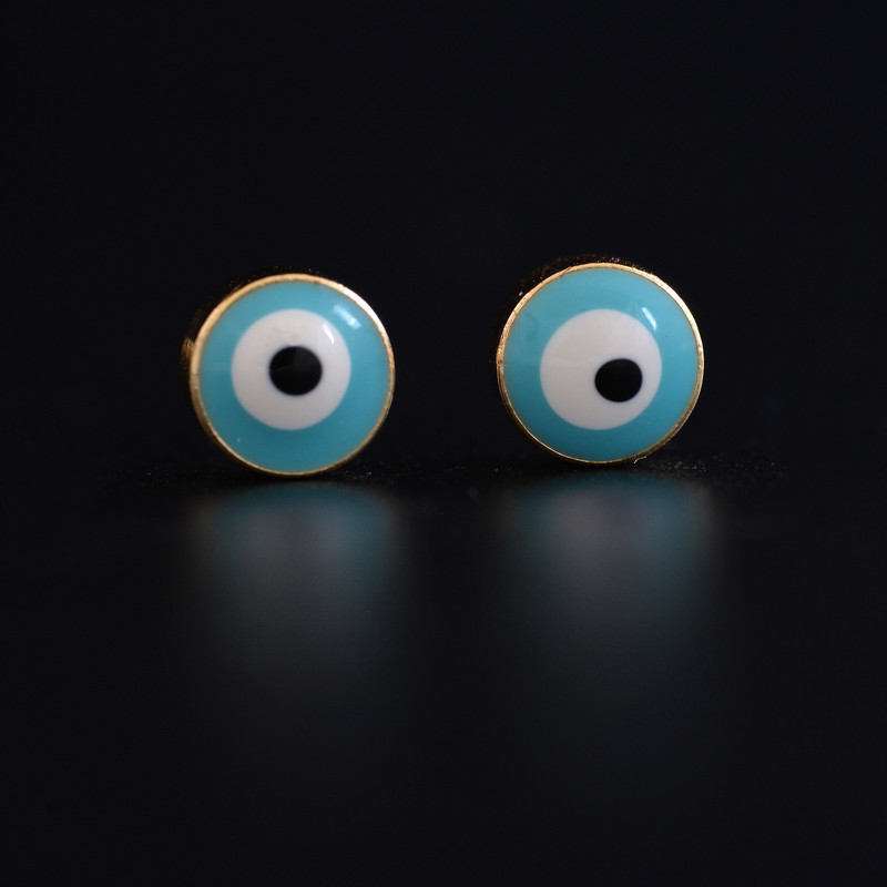 گوشواره زنانه ماصرم مدل چشم نظر کد ER2009 گوشواره زنانه ماصرم مدل چشم نظر کد ER2009