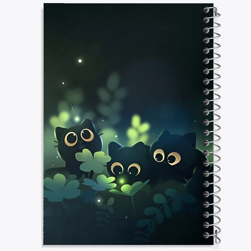 دفتر نقاشی 50 برگ خندالو طرح گربه های کیوت کد N3047