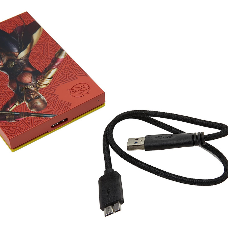 هارد اکسترنال سیگیت مدل Okoye SE FireCuda STLX2000403 ظرفیت دو ترابایت دارای رابط USB Type-A 3.2