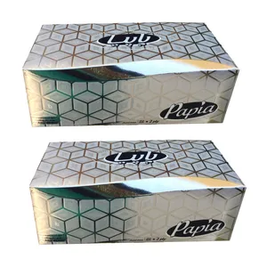 دستمال کاغذی 150برگ پاپیا مدل سه بعدی مجموعه 2 عددی