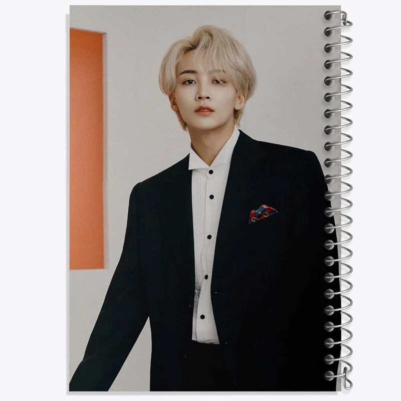 دفتر نقاشی 50 برگ خندالو مدل جونگهان گروه سونتین Seventeen کد 21590