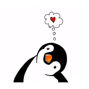 استیکر دیواری کودک مدل پینگو پینگو