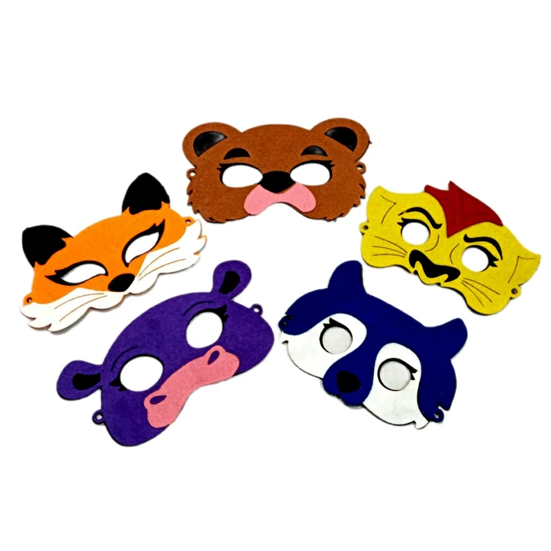 ابزار ایفای نقش مدل صورتک مجموعه 5 عددی