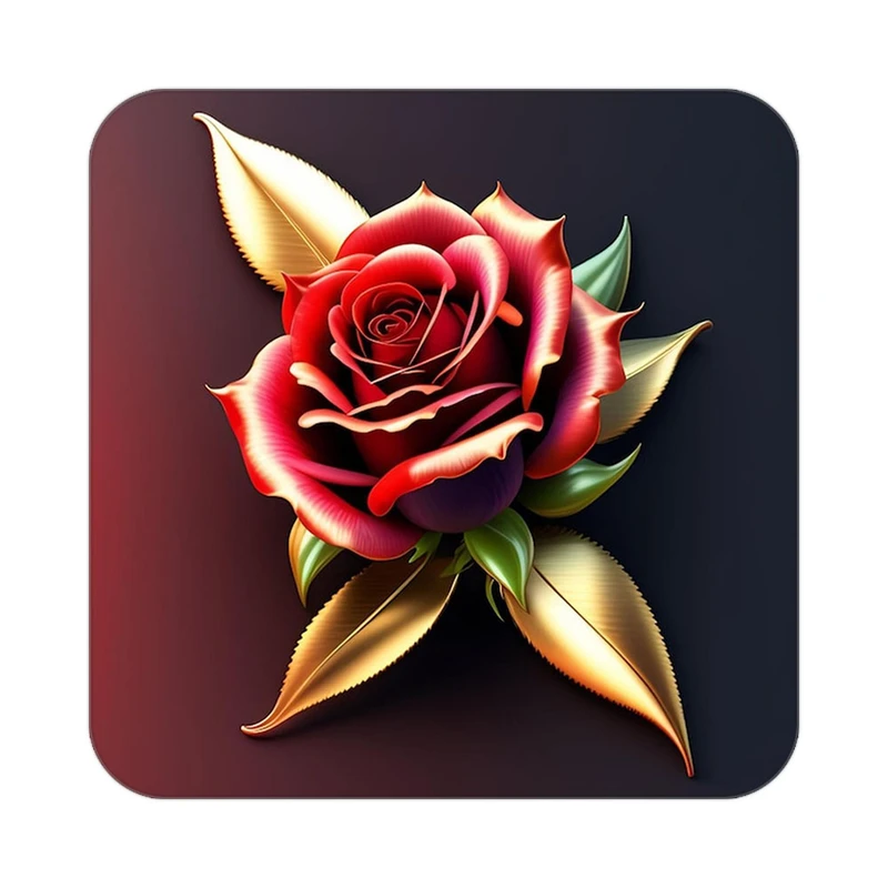 زیر لیوانی کاکتی طرح گل مدل mp18618