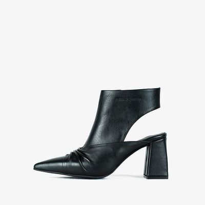 کفش پاشنهدار زنانه چرم مشهد مدل J2819