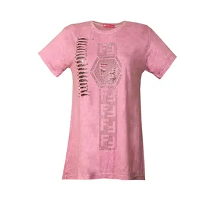 بلوز آستین کوتاه زنانه مدل زاپدار 25