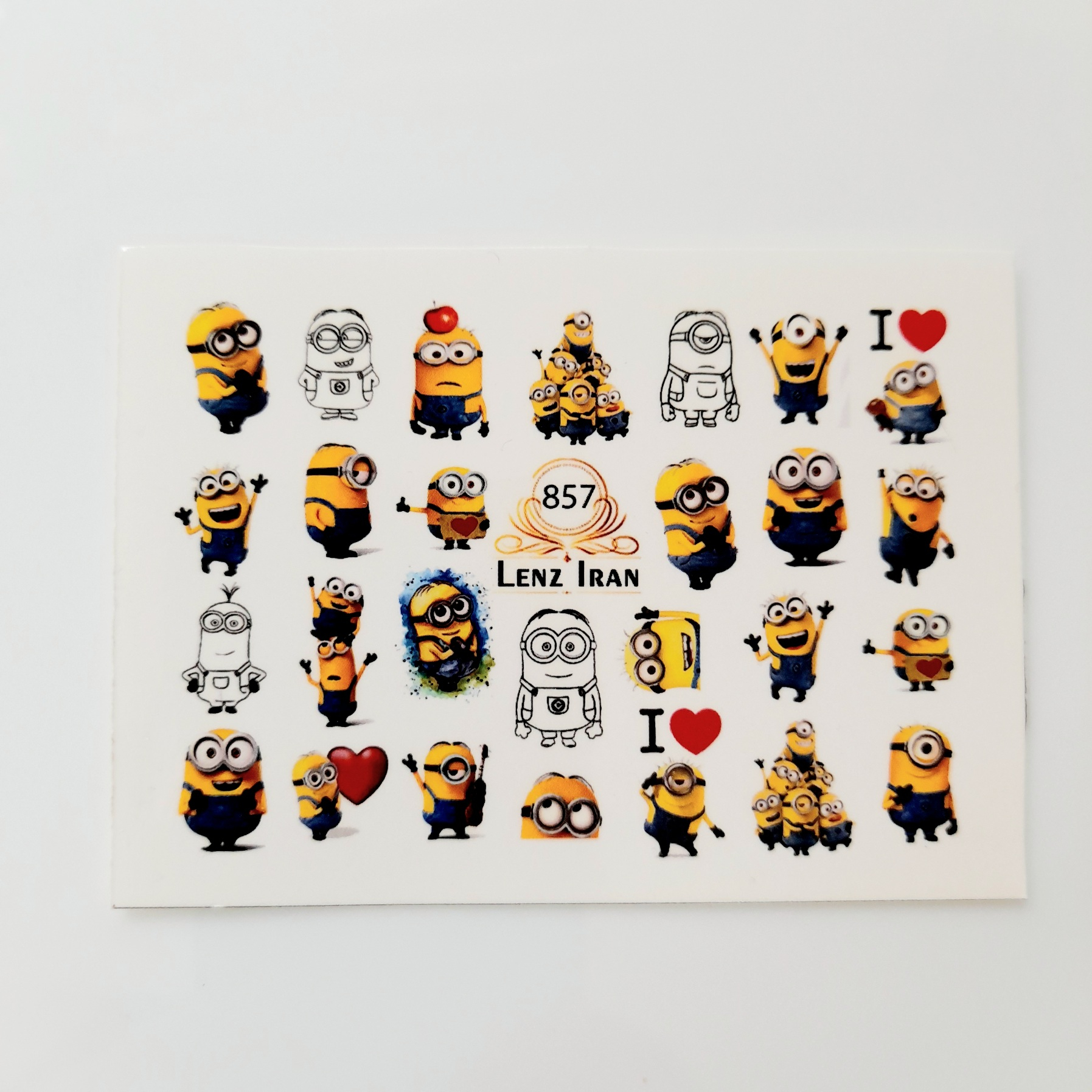 لنز ناخن کد 857