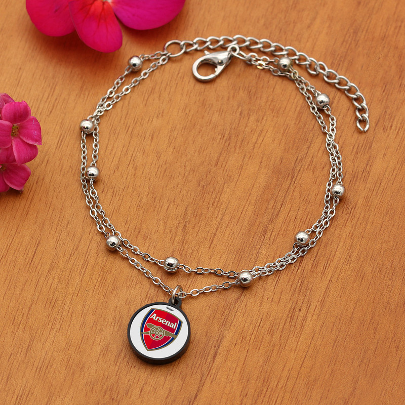 پابند زنانه ناکسیگو مدل شب تاب طرح آرسنال کد LB7403 پابند زنانه ناکسیگو مدل شب تاب طرح آرسنال کد LB7403