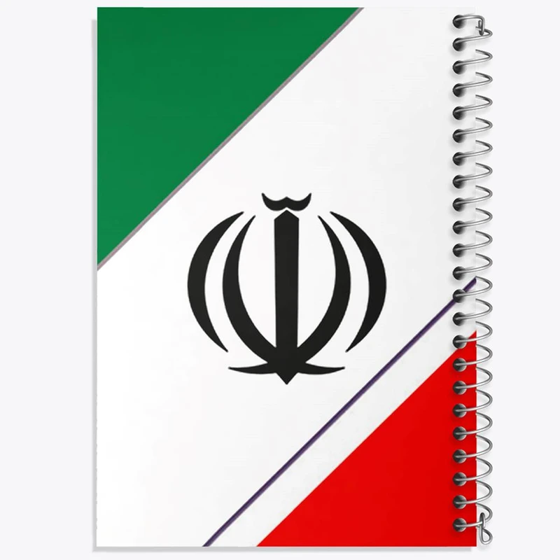 دفتر لیست خرید 50 برگ خندالو طرح پرچم ایران کد 23943