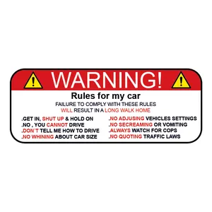 برچسب خودرو مدل warning کد 207
