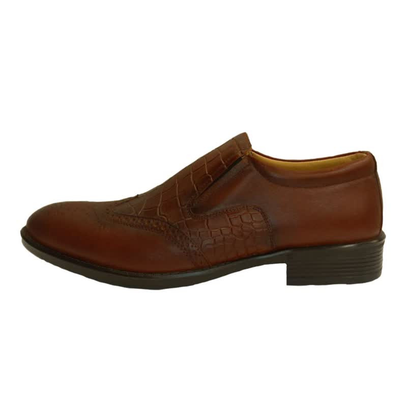 کفش مردانه مدل چرم طبیعی خرم 1401