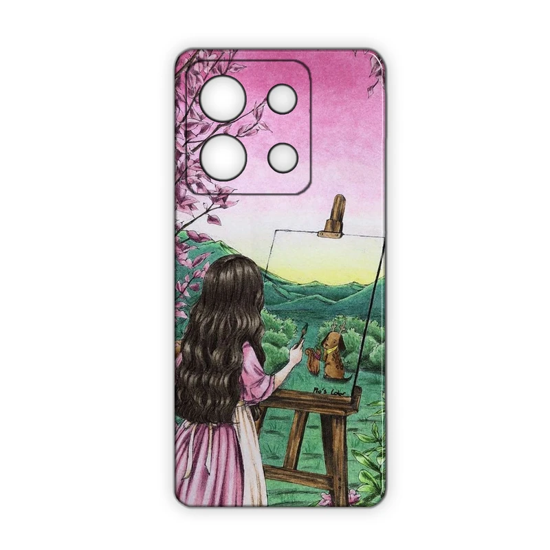 کاور مدل دخترانه کد 284 مناسب برای گوشی موبایل شیائومی Redmi Note 13 4G