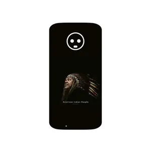 MAHOOT Portrait of an Indian Man Cover Sticker for Motorola Moto G6