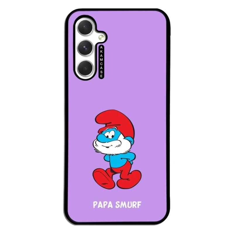 کاور آکام مدل AMC-WSGA54-SMURFS-1 مناسب برای گوشی موبایل سامسونگ Galaxy A54