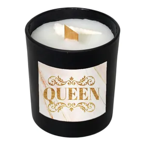 شمع لیوانی طرح Queen مدل 1055