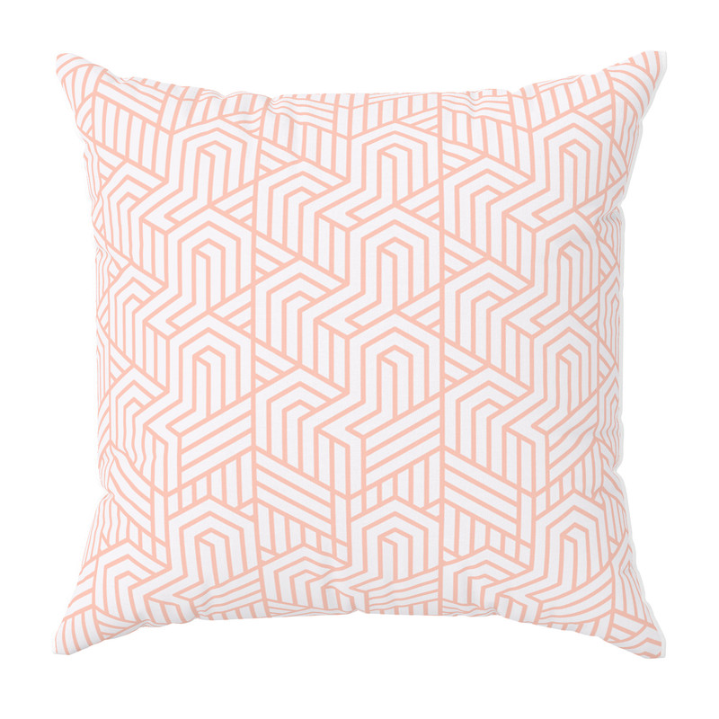 کاور کوسن مدل مخمل طرح هندسی کد 5216