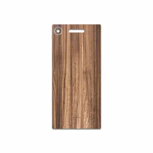MAHOOT Light Walnut Wood Cover Sticker for Sony Xperia XZ1