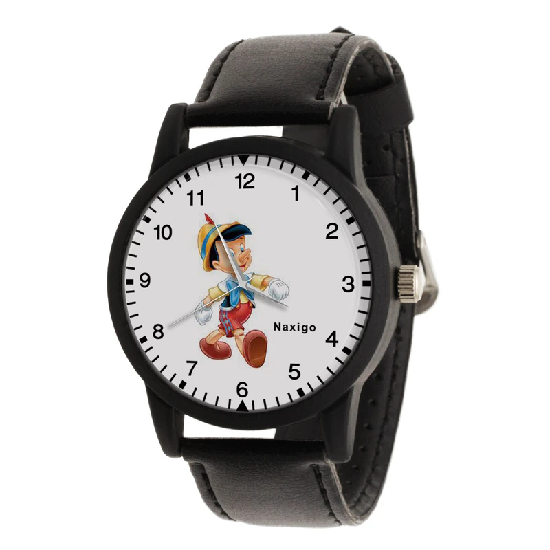 ساعت مچی عقربه ای ناکسیگو مدل pinocchio کد LF14092