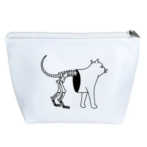 کیف لوازم آرایش دخترانه خندالو مدل گربه کد 5206