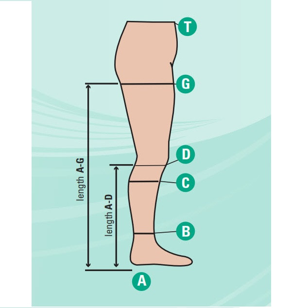 جوراب واریس طب و صنعت مدل 71000 کد AF