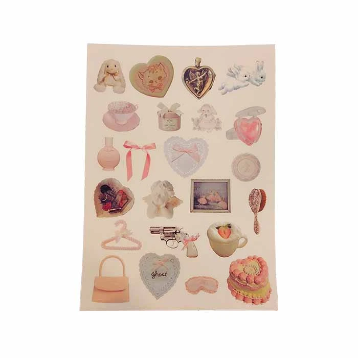 برچسب راحیل سها مدل پینترستی پینک‌وینتیج سافت کد 2