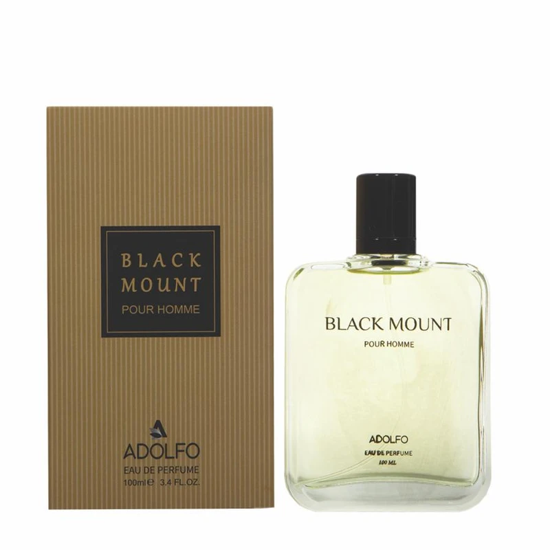 ادو پرفیوم مردانه آدولفو مدل black mount حجم 100 میلی لیتر