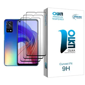 Cooling Olka Glass MIX003 Screen Protector For Oppo A55 Pack Of 3