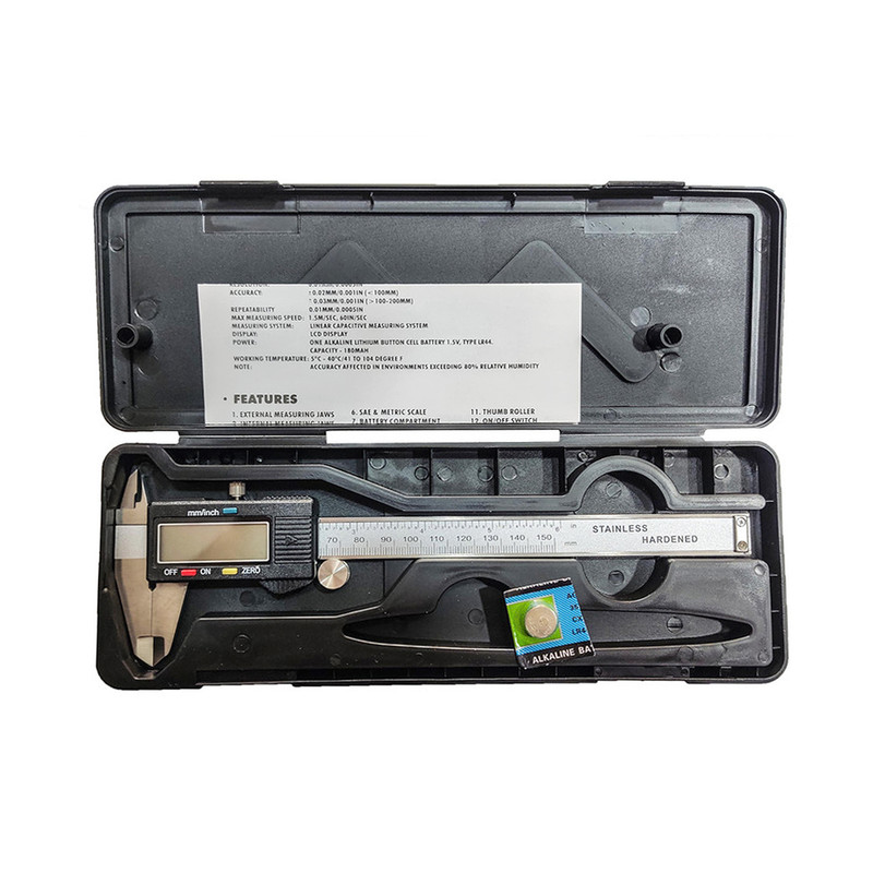 کولیس دیجیتال مدل 1600 گستره 150-0 میلی متر