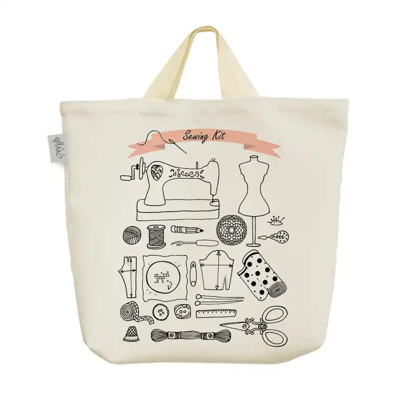 ساک خرید خندالو مدل خیاطی کد 1906