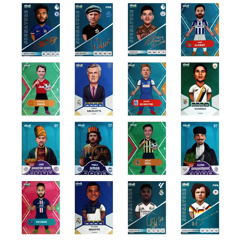 اسباب بازی زینتی کیمدی مدل اسطوره و امضا مجموعه 16 عددی