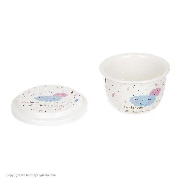 لیوان دمنوش ساز مدل فانتزی طرح ابرهای عاشق