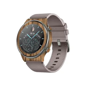 MAHOOT Light-Walnut-Wood Cover Sticker for Huawei Watch GT 2 Pro Smartwatch