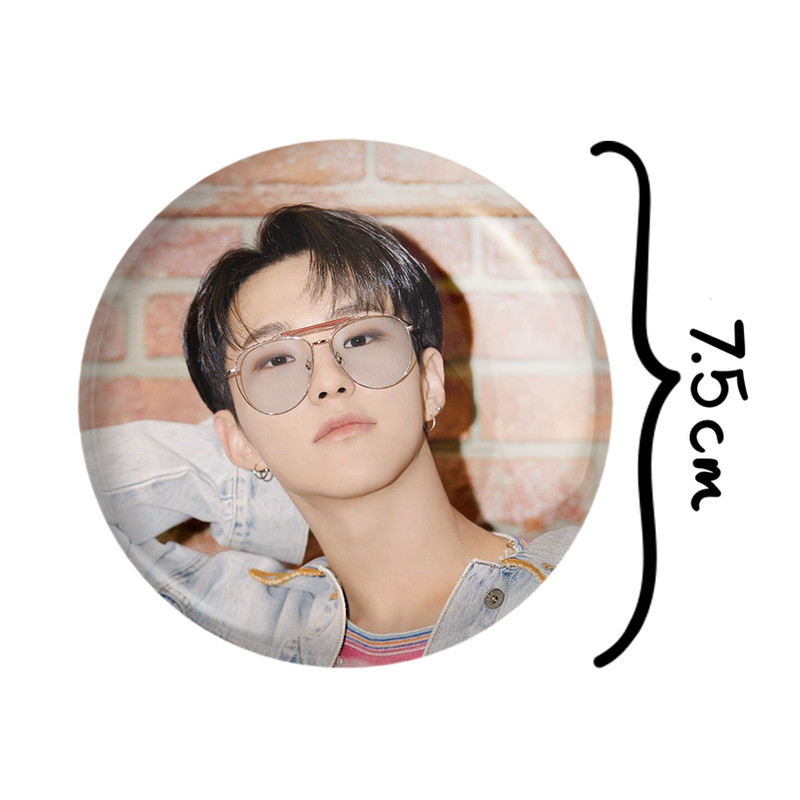 آینه جیبی خندالو طرح هوشی گروه سونتین Seventeen مدل تاشو کد 21522