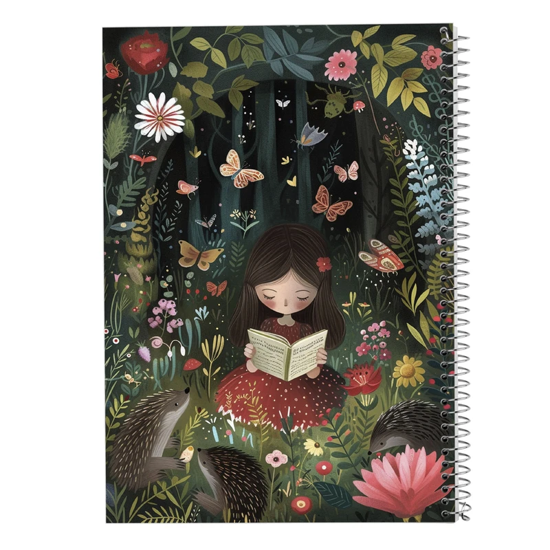 دفتر مشق 50 برگ مدوپد مدل دخترانه کد DF15870