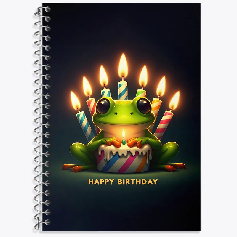 دفتر لغت 50 برگ خندالو طرح تولدت مبارک کد F6544