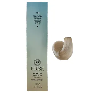 رنگ مو ایتوک شماره 12.1 حجم 100 میلی لیتر رنگ بلوند دودی پلاتینه فوق العاده روشن