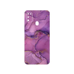 MAHOOT Purple Marble Cover Sticker for Samsung Galaxy M30s