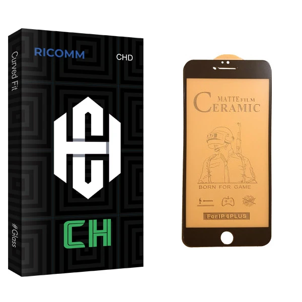 محافظ صفحه نمایش سرامیکی ریکام مدل CH مناسب برای گوشی موبایل اپل iPhone 6 Plus