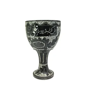 جام سنگی طرح خطی کد j03